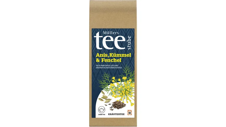 Müllers Teestube Kräutertee Lose Anis Kümmel & Fenchel 100 g
