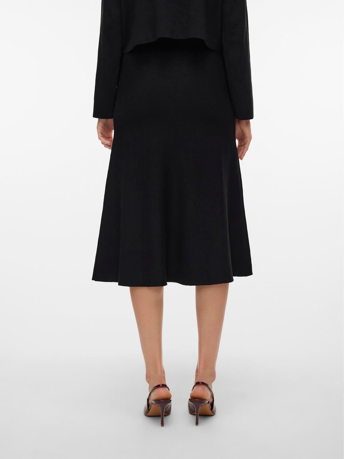 VMINA Hohe Taille Midirock