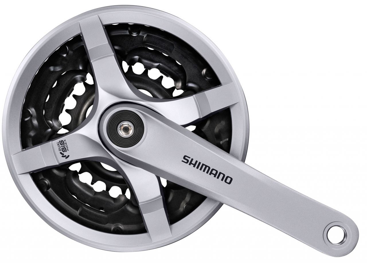 Shimano TOURNEY FC-TY501 6/7/8-fach Vierkant Kurbel 42/34/24 kaufen | Bike-Discount