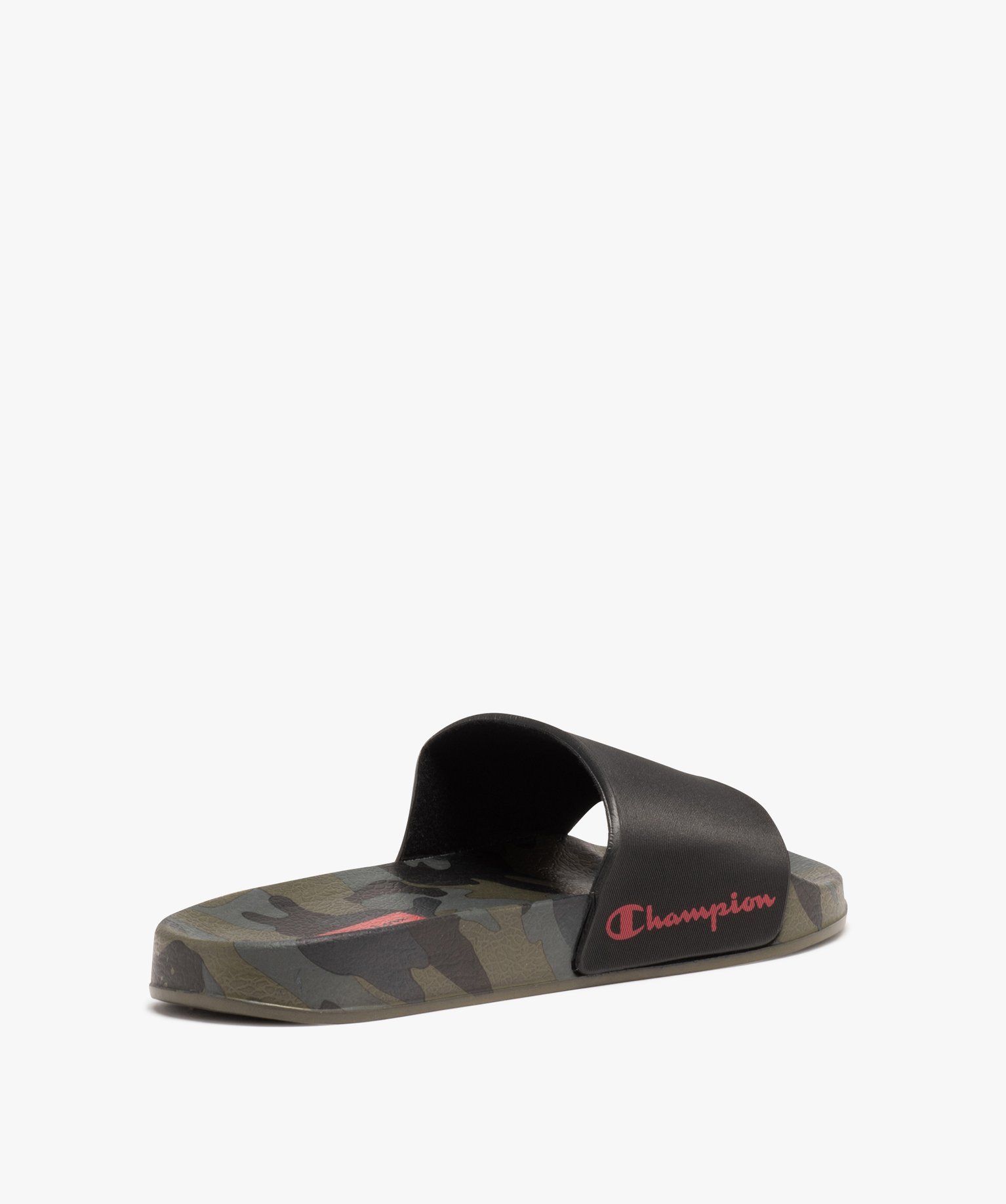 Mules de piscine homme avec bandeau en mousse et semelle imp... kaki | GEMO
