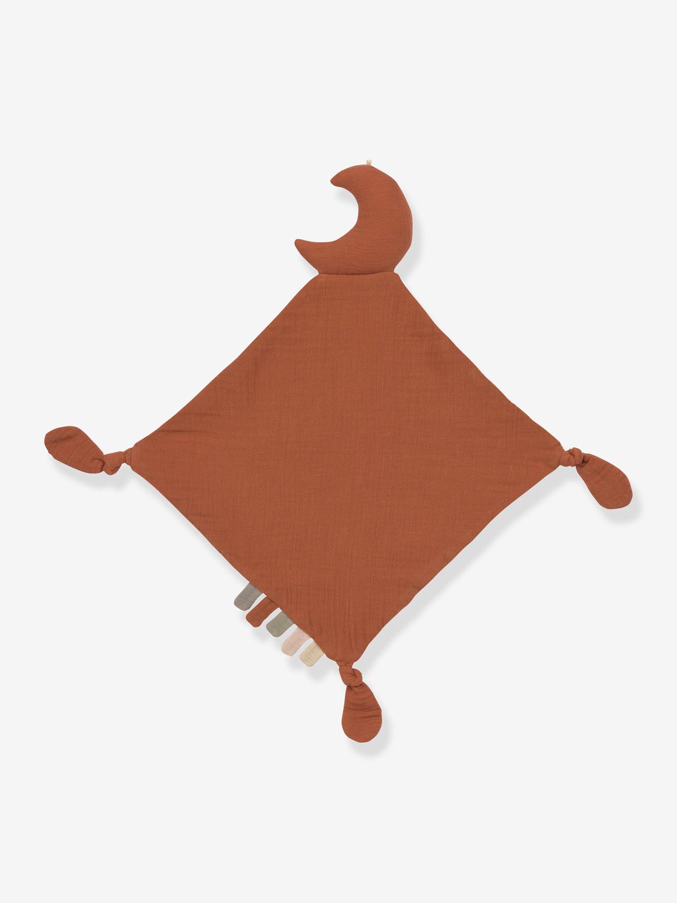 Doudou en coton bio GOTS ELHÉE rose