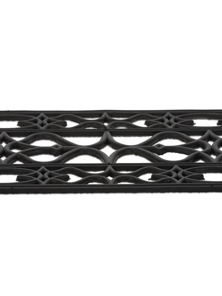relaxdays Fußmatte in Schwarz - 75 x 25 cm günstig kaufen onesize
