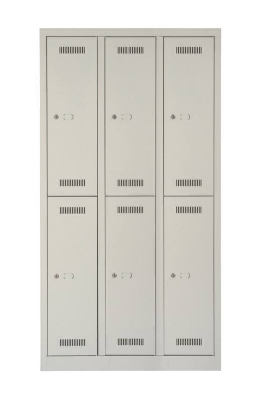 Bisley MonoBloc Aktenschrank 2 Türen 1.200 x 500 x 1.700 mm Weiß