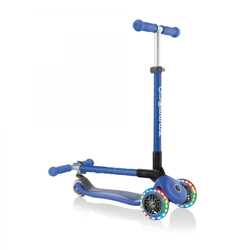 Trottinette PRIMO FOLDABLE LIGHTS 3 roues lumineuses, pliable