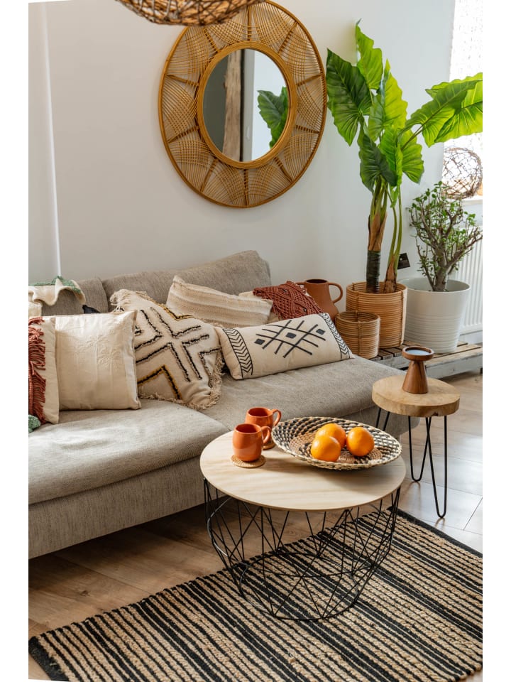 Atmosphera Créateur d'intérieur Boho-Spiegel in beige günstig kaufen onesize