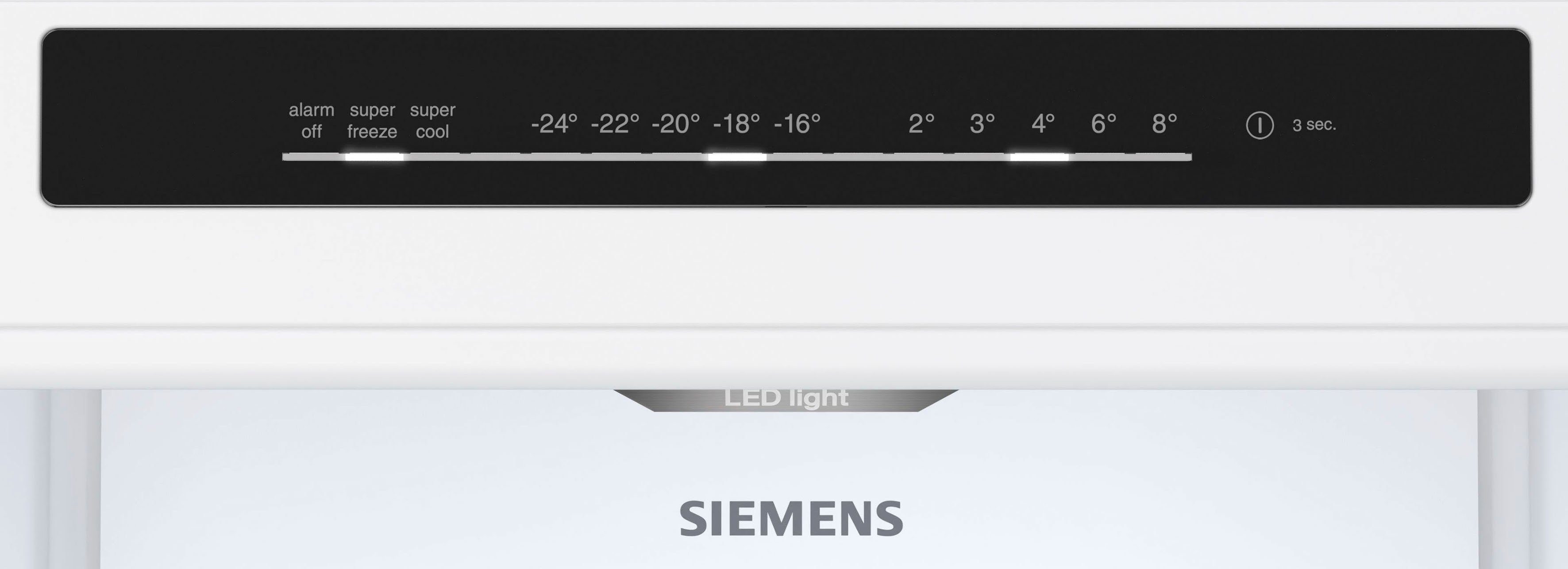 SIEMENS Kühl-/Gefrierkombination iQ300 KG36N2ICF, 186 cm hoch, 60 cm breit