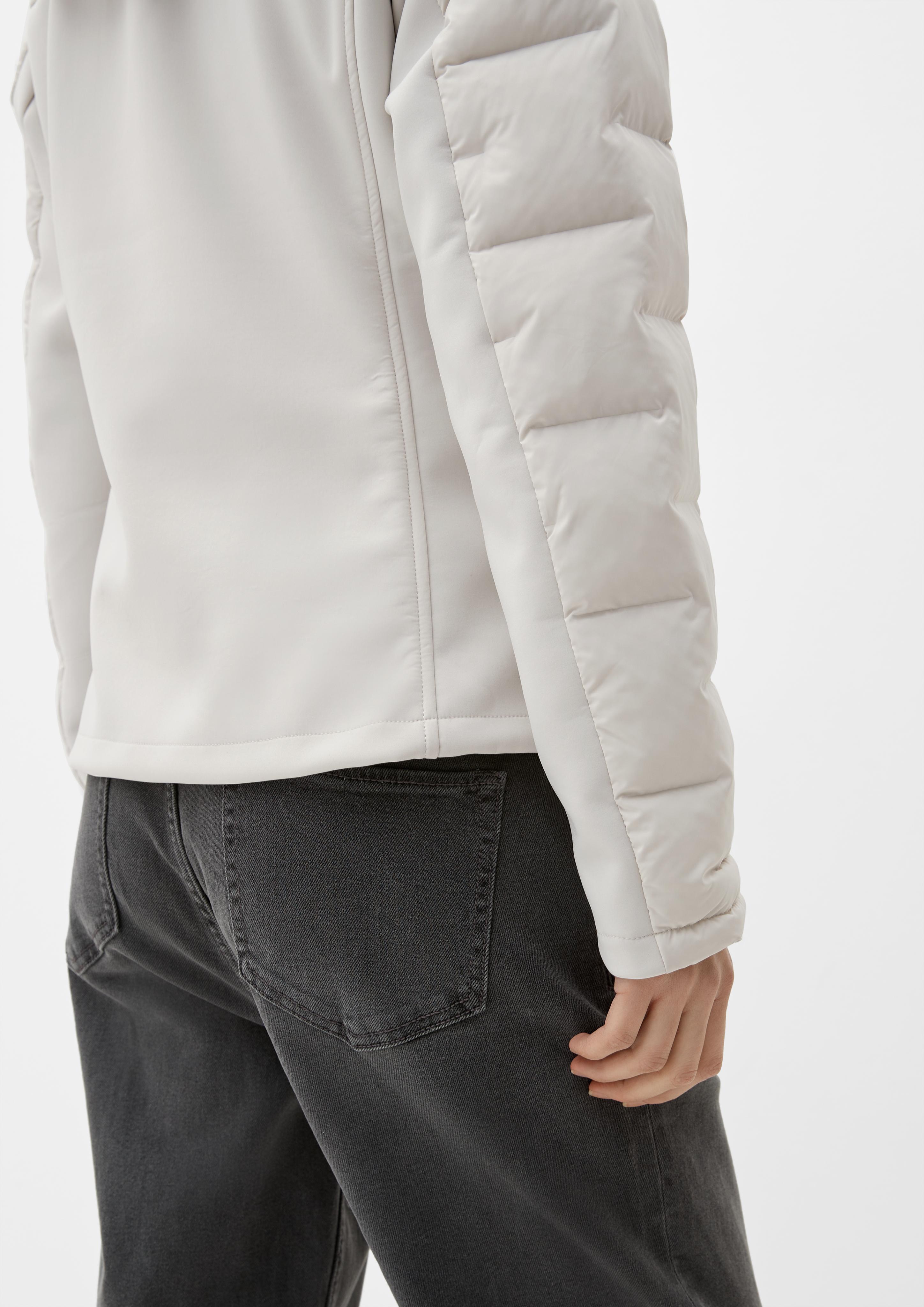 Wattierte Outdoor-Jacke im Fabricmix  2124392-0330