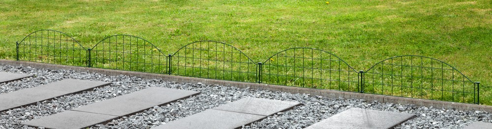Powertec Garden Zaun 5er Set, ca. 773 x 265 mm - Grün