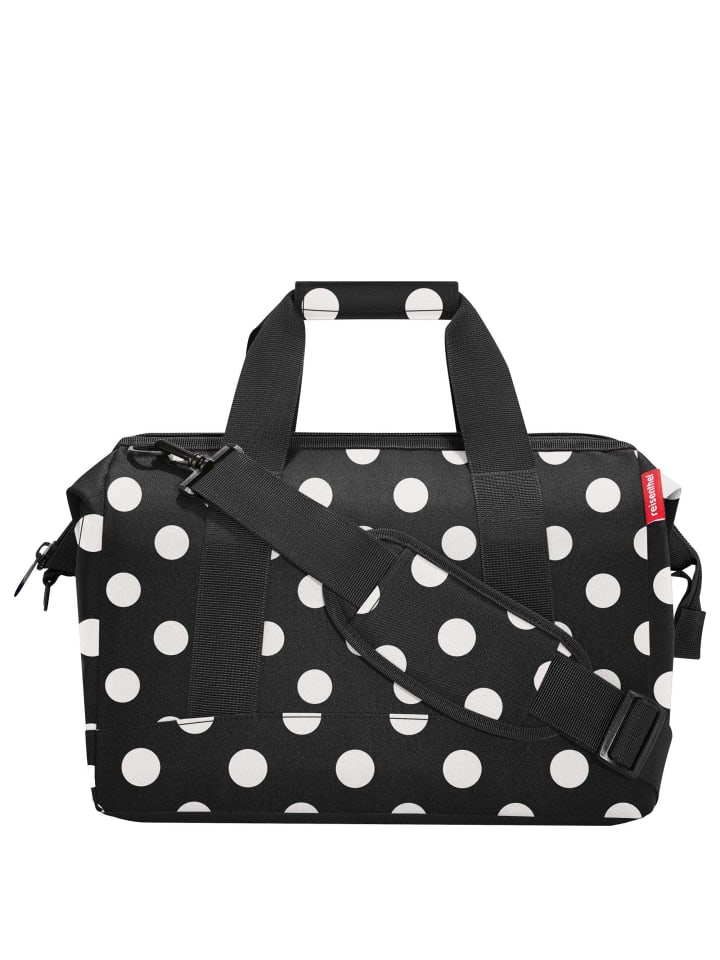 Reisenthel travelling allrounder M - Reisetasche 40 cm (twist blush) in dots white günstig kaufen onesize