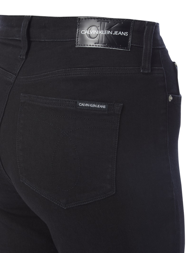 Super Skinny Fit High Rise Jeans mit Stretch-Anteil in schwarz