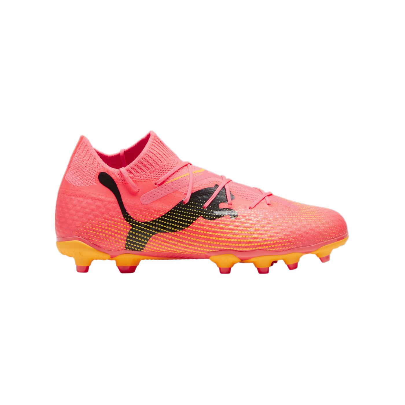 PUMA FUTURE 7 Pro FG/AG Jr Kids Rosa Schwarz F03