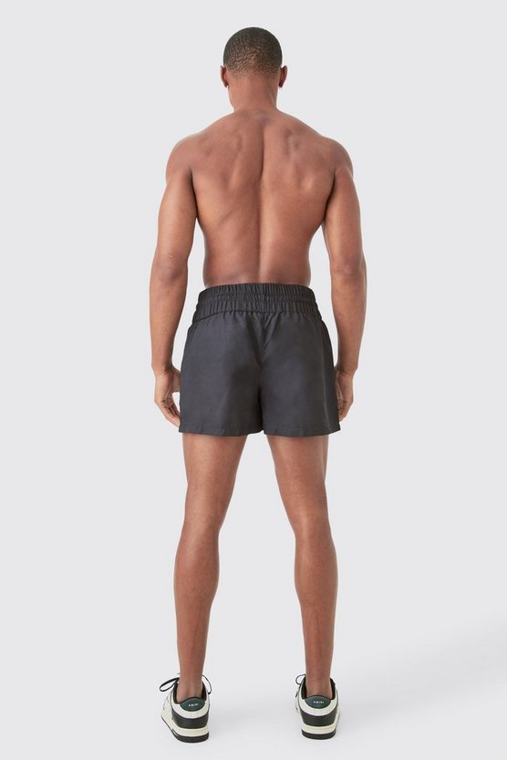 Badehose mit Skelett-Print
