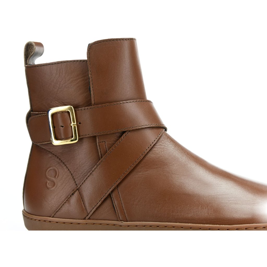 Shapen Divine Brown Barfußstiefeletten