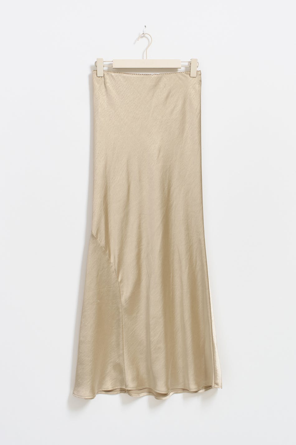 Satin mermaid maxi skirt