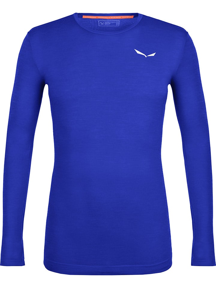 Salewa Funktionslongsleeve in Blau günstig kaufen