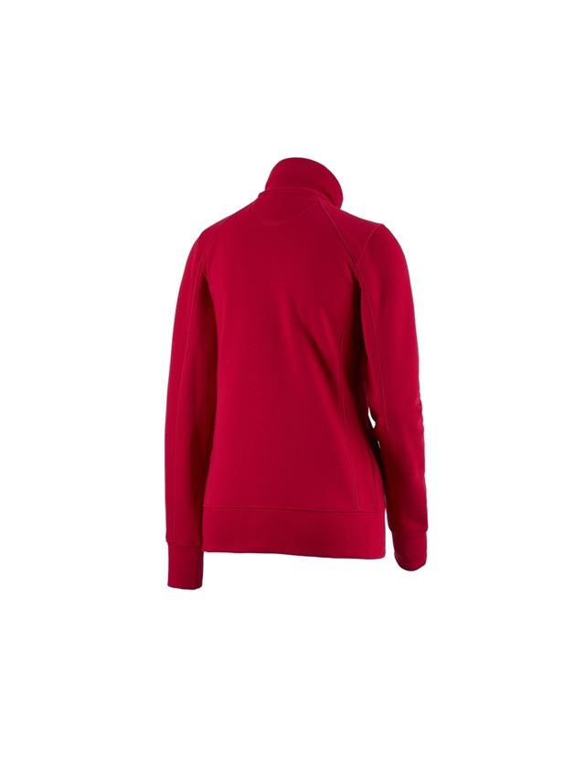 e.s. Sweatjacke poly cotton, Damen