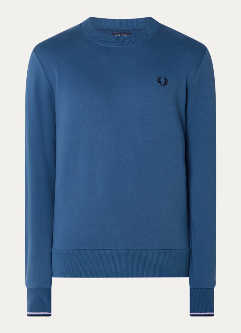 Pulover Fred Perry cu logo brodat