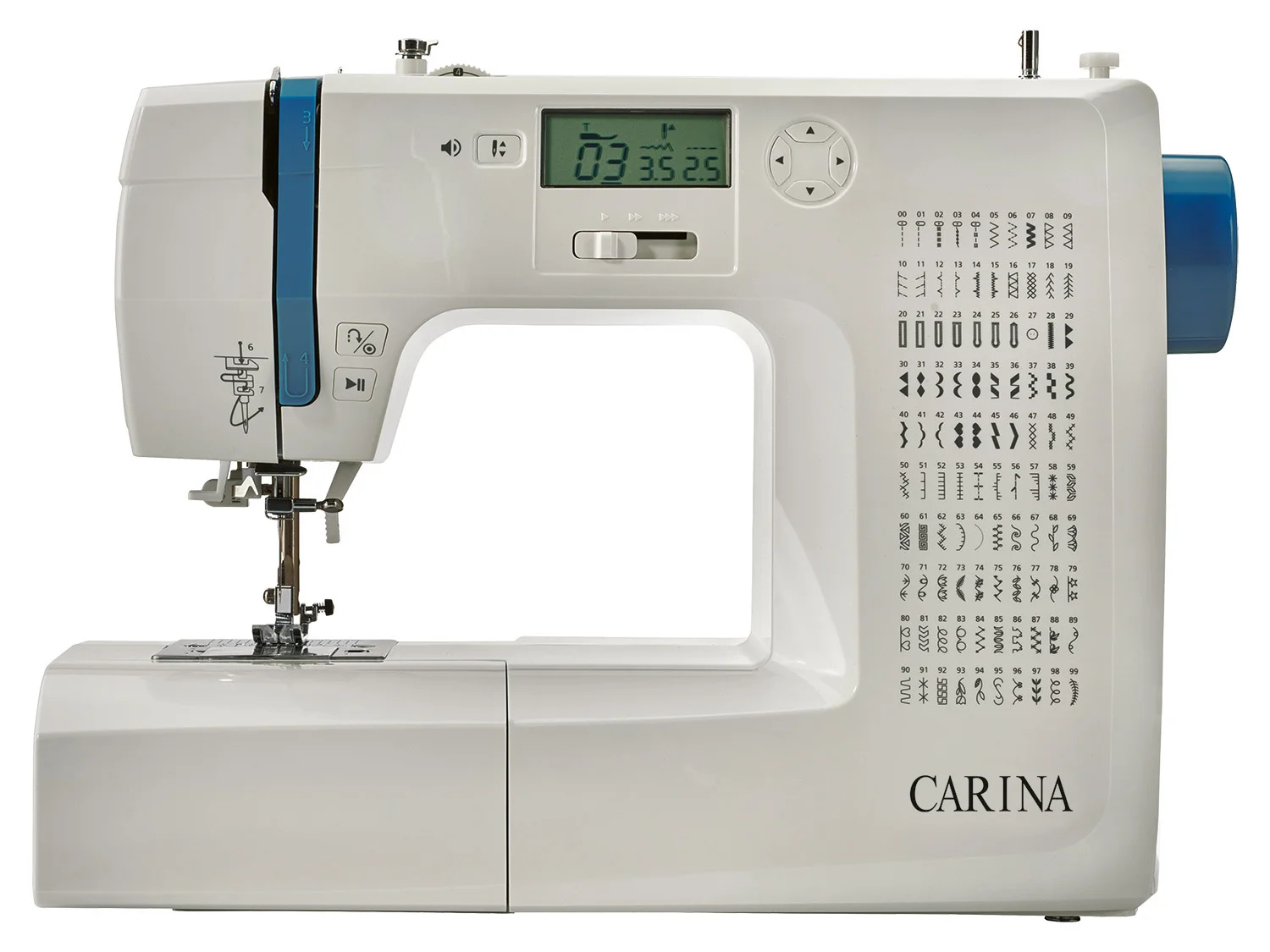 Carina Computernähmaschine »SCNM 100 A1«, mit 100 Stichprogrammen
