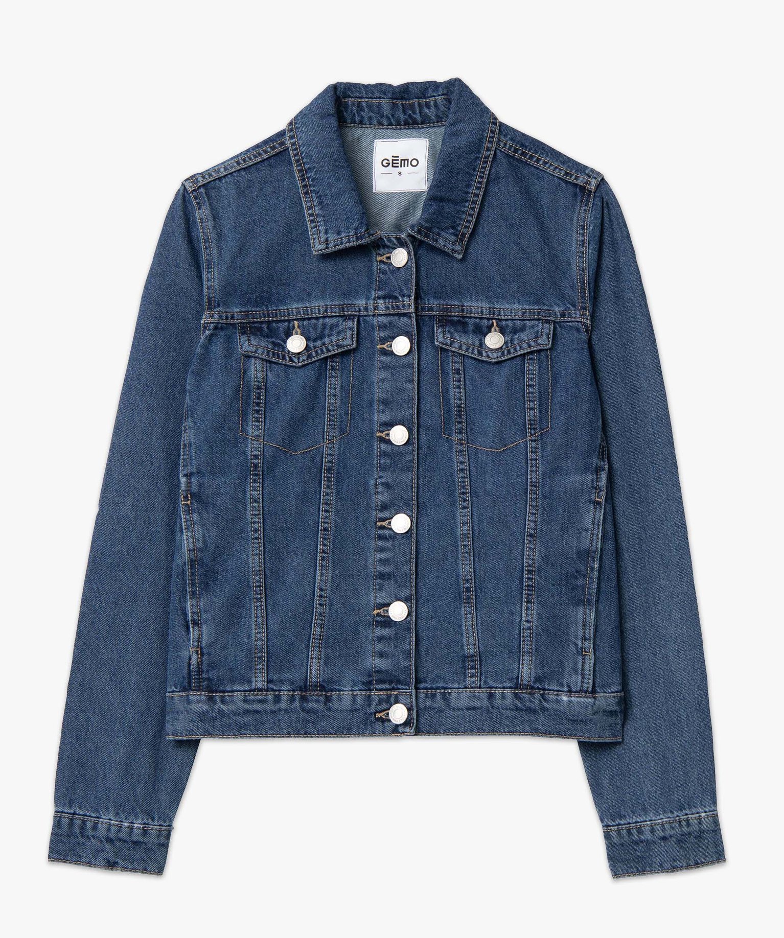Veste femme en toile denim brut | GEMO