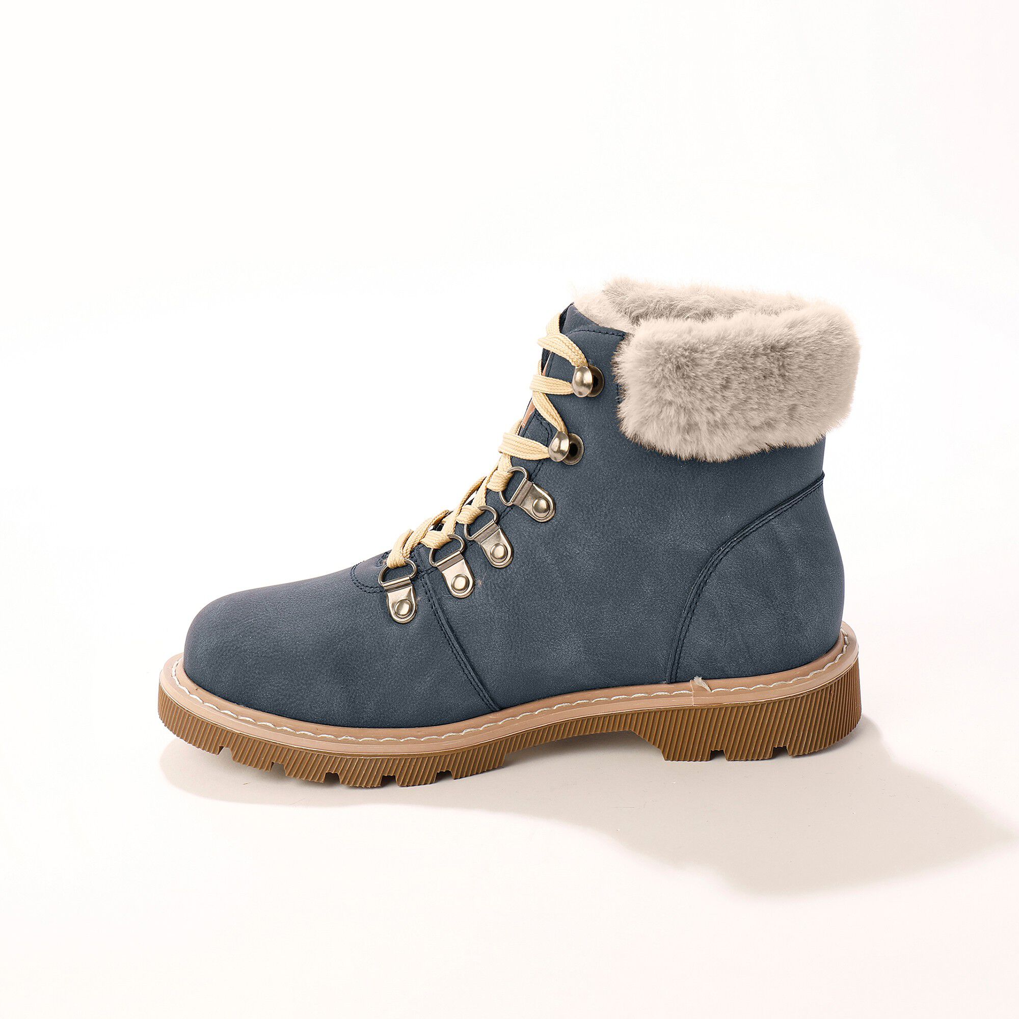 Boots col fourré esprit montagne