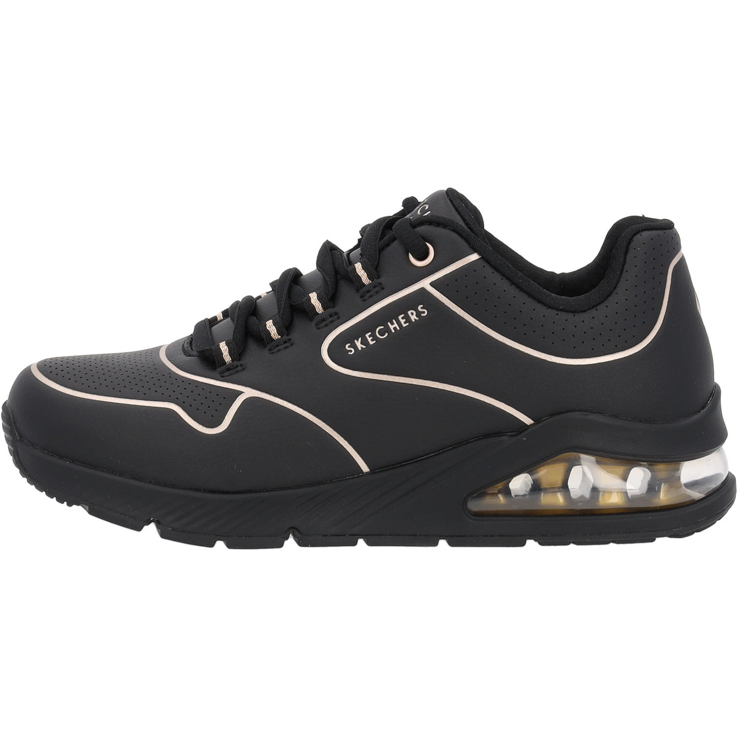 Skechers 155637, Schnürschuhe, Damen, BLACK
