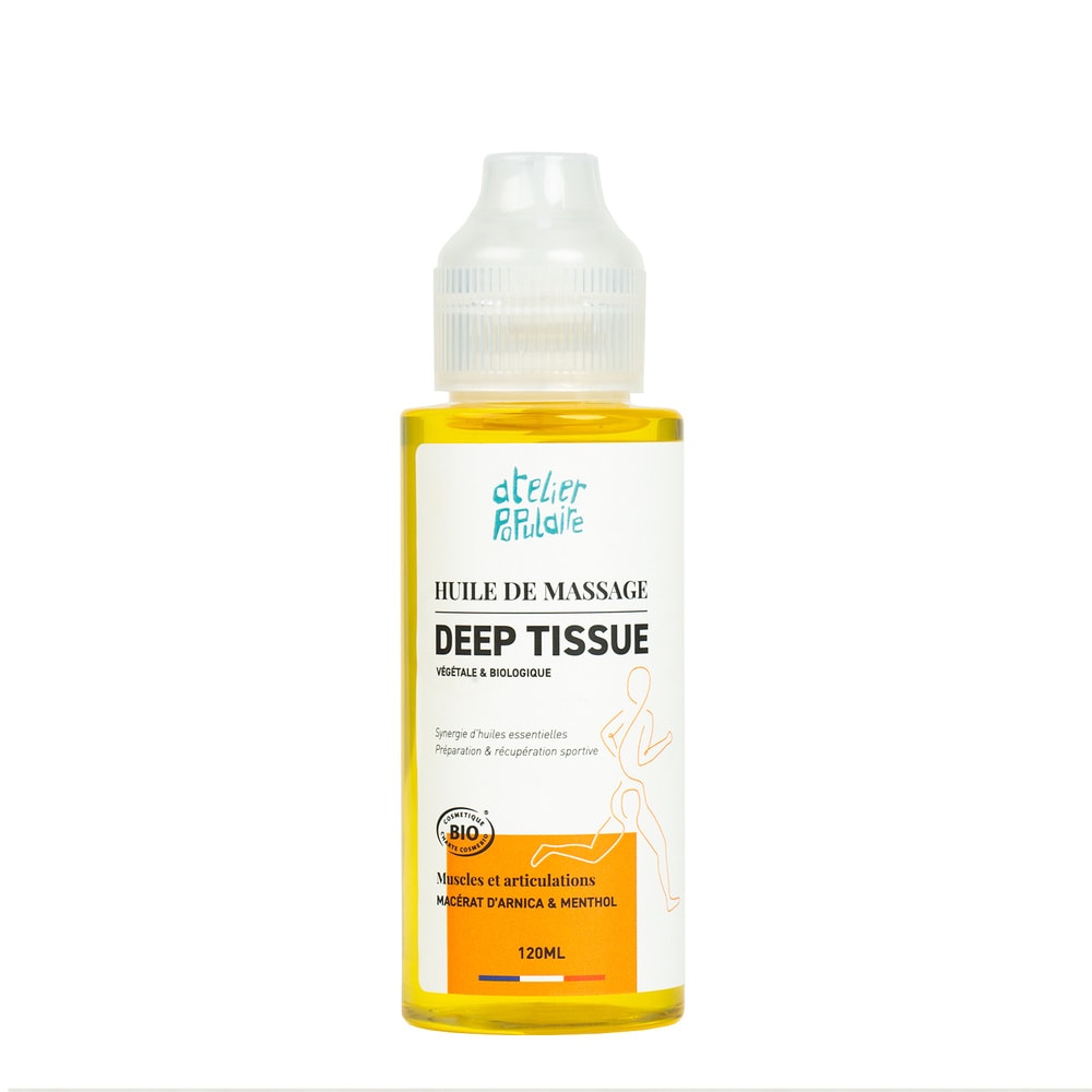 atelier populaire Huile de massage Deep Tissue | 120mL Huile de massage