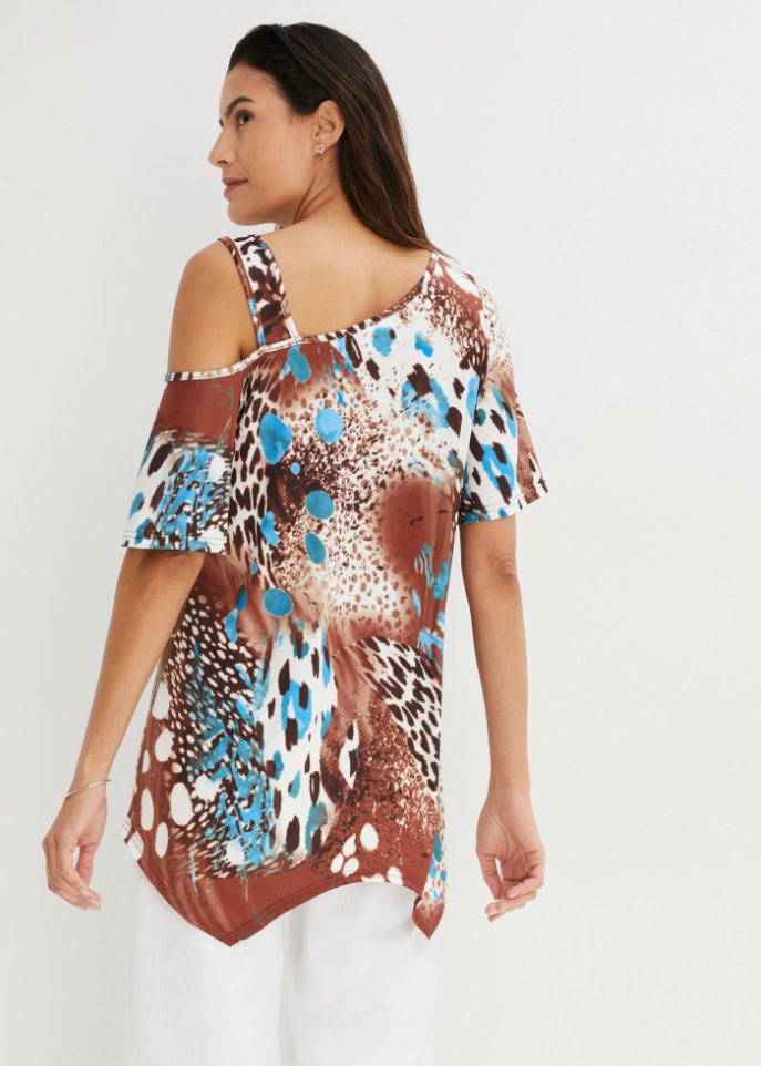 Longshirt mit Zipfel