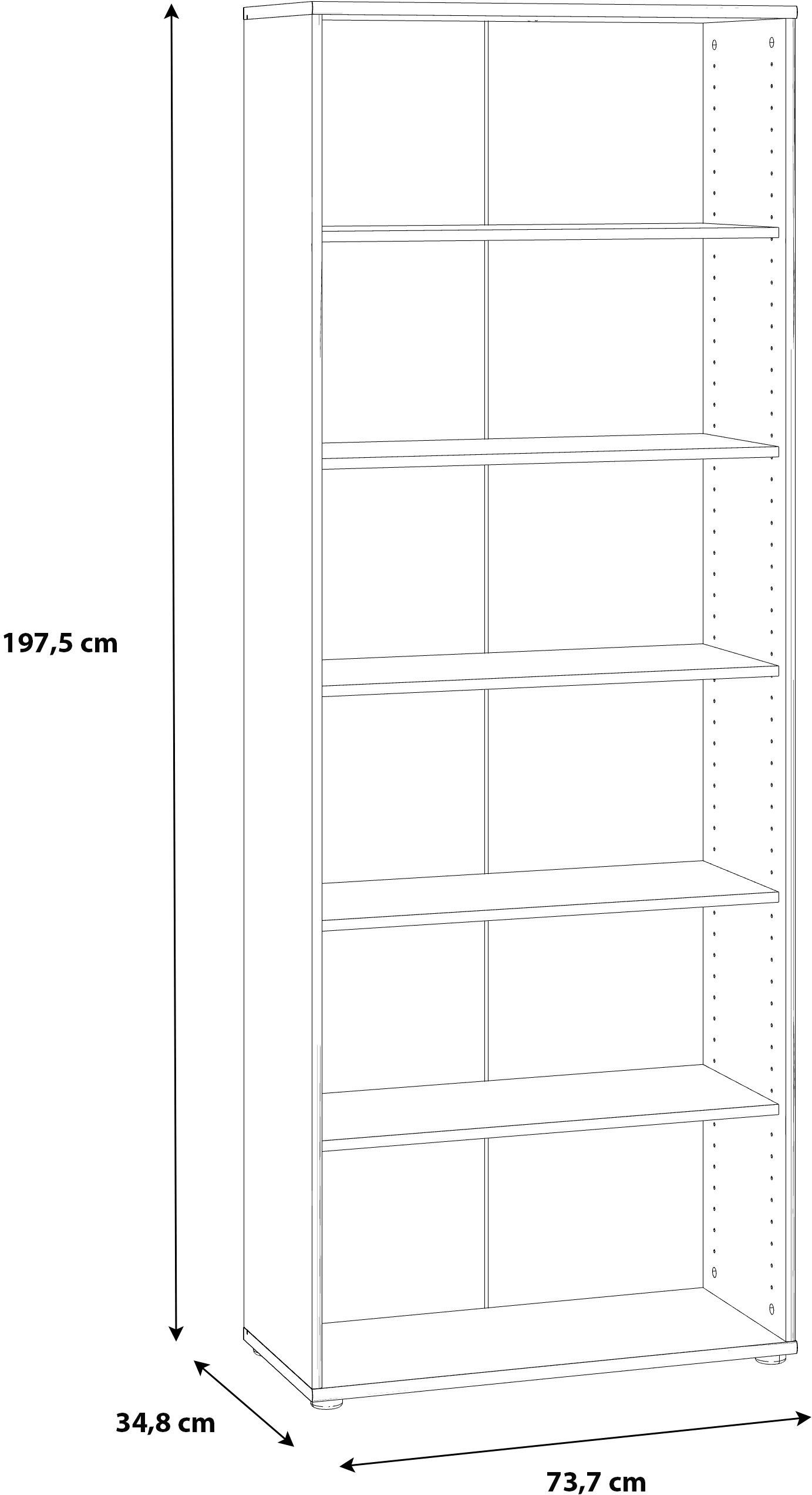 FORTE Regal Tempra, Breite 73,7 cm