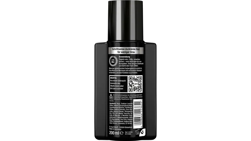 Alpecin Grey Attack Coffein & Color Shampoo 200 ml