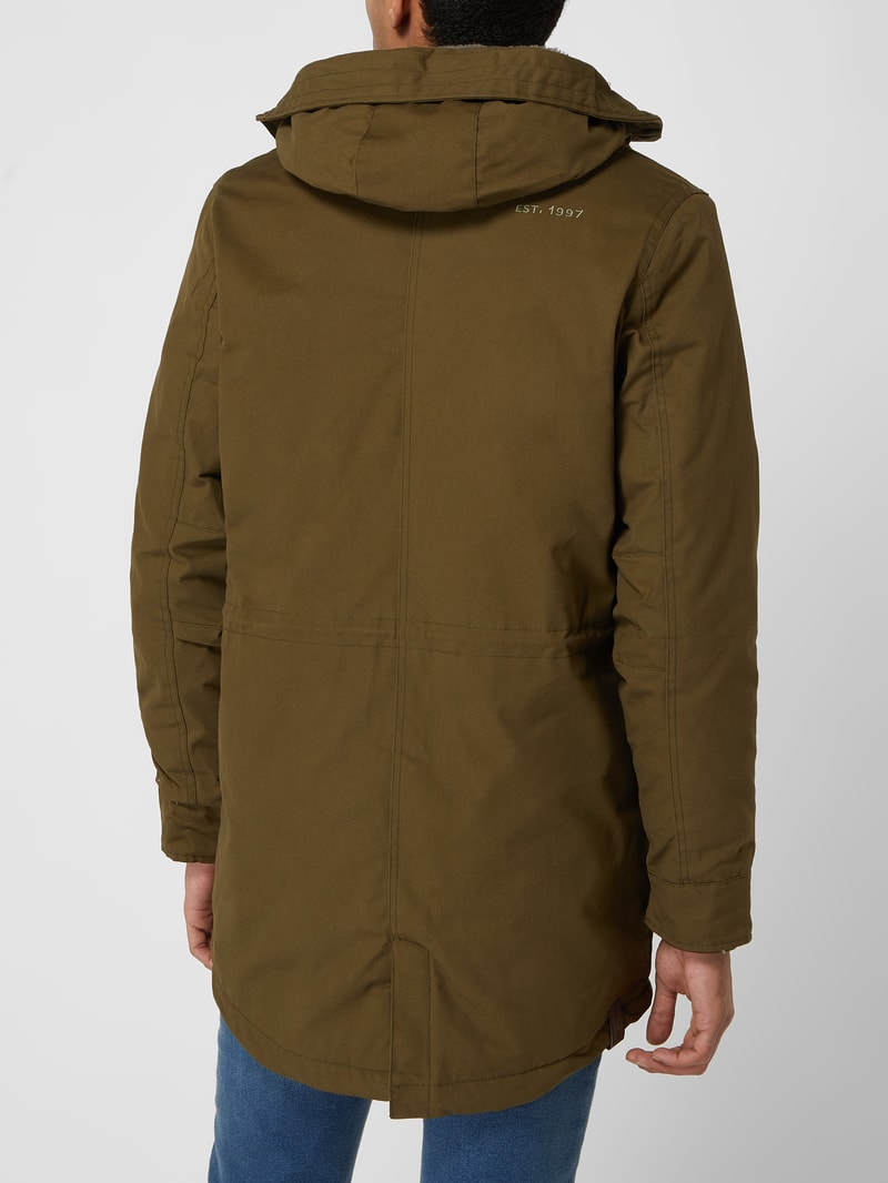 Parka mit Wattierung Modell 'Mr Smith' in olivgrün