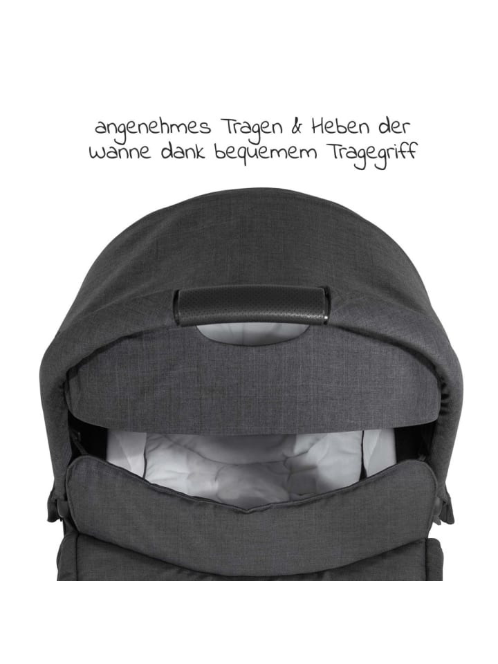 Hauck Babywanne für Buggy Colibri - Melange Black in schwarz,grau günstig kaufen onesize