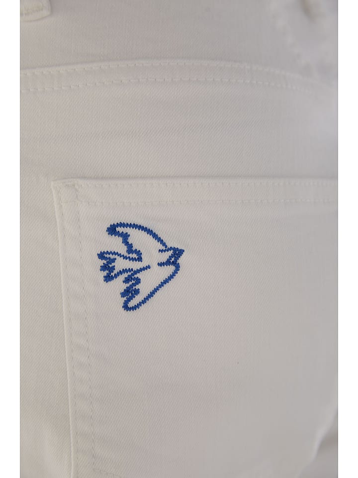 Oui Jeans - Comfort fit - in Weiß günstig kaufen