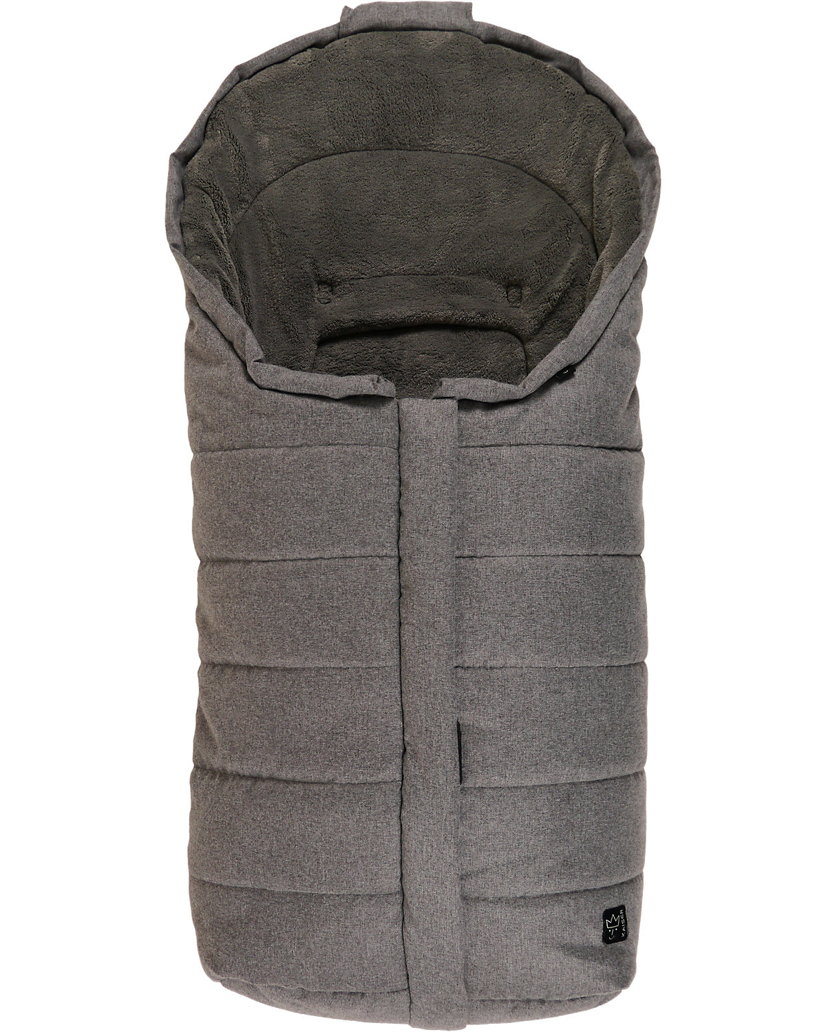 Thermo Fußsack ELLA für Babyschale und Kinderwagen , anthrazit melange