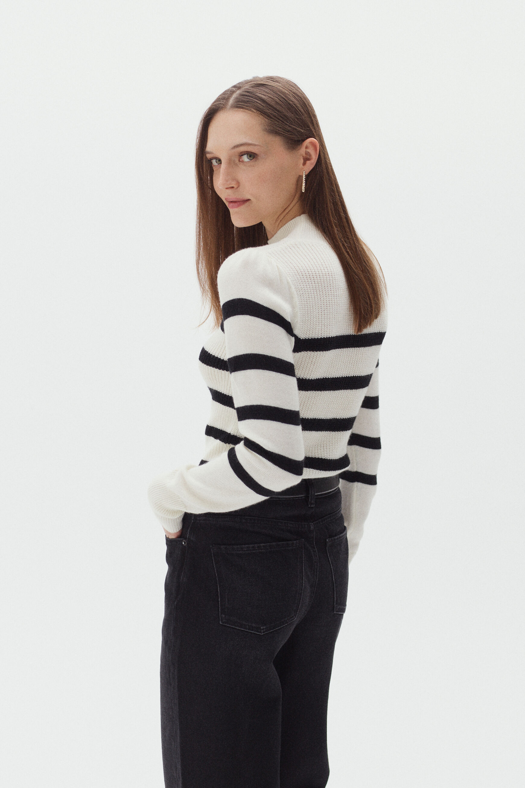 pull perla noir femme