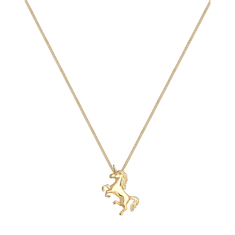 Elli Elli Collier Femme Pendentif Licorne Magique - (925/1000) Argent Bijoux