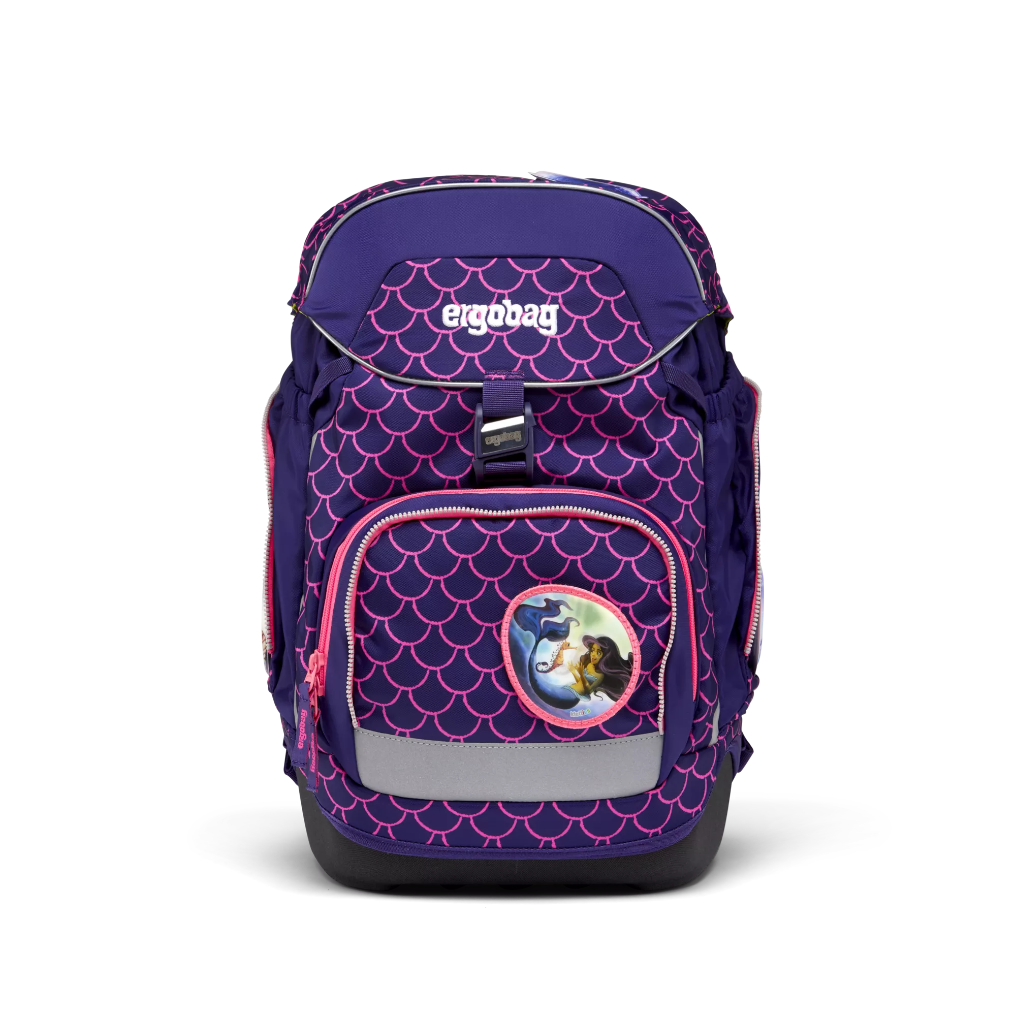 ergobag Schulrucksack-Set Perlentauchbär