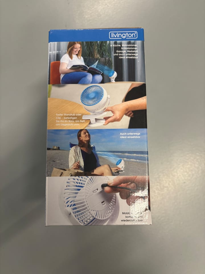 Livington Ventilator Go Fan in Ohne Farben günstig kaufen onesize