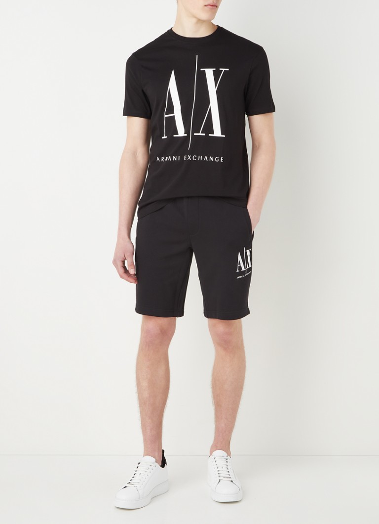 Armani Exchange T-krekls ar logotipa apdruku