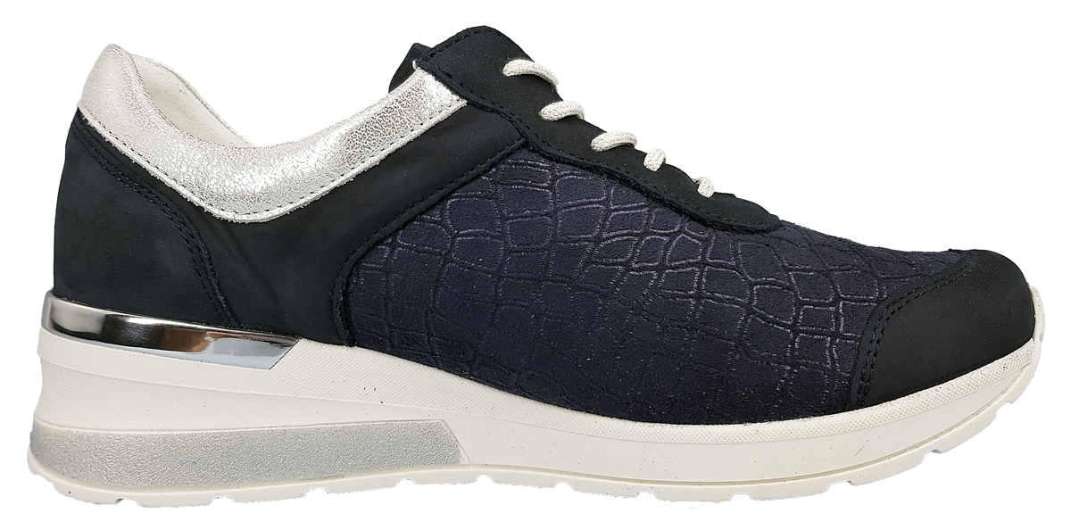 Waldläufer H-Clara 939H01-304217 Blau 304217 Marine Marine Silb