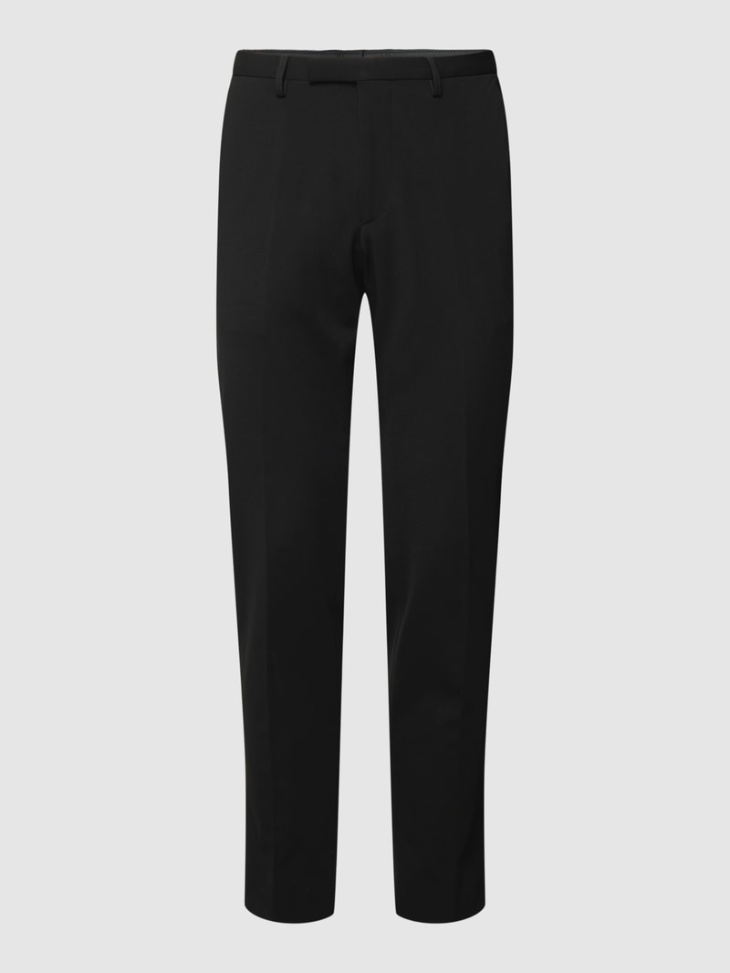 Anzughose im Regular Fit Modell 'Monopoli' in schwarz