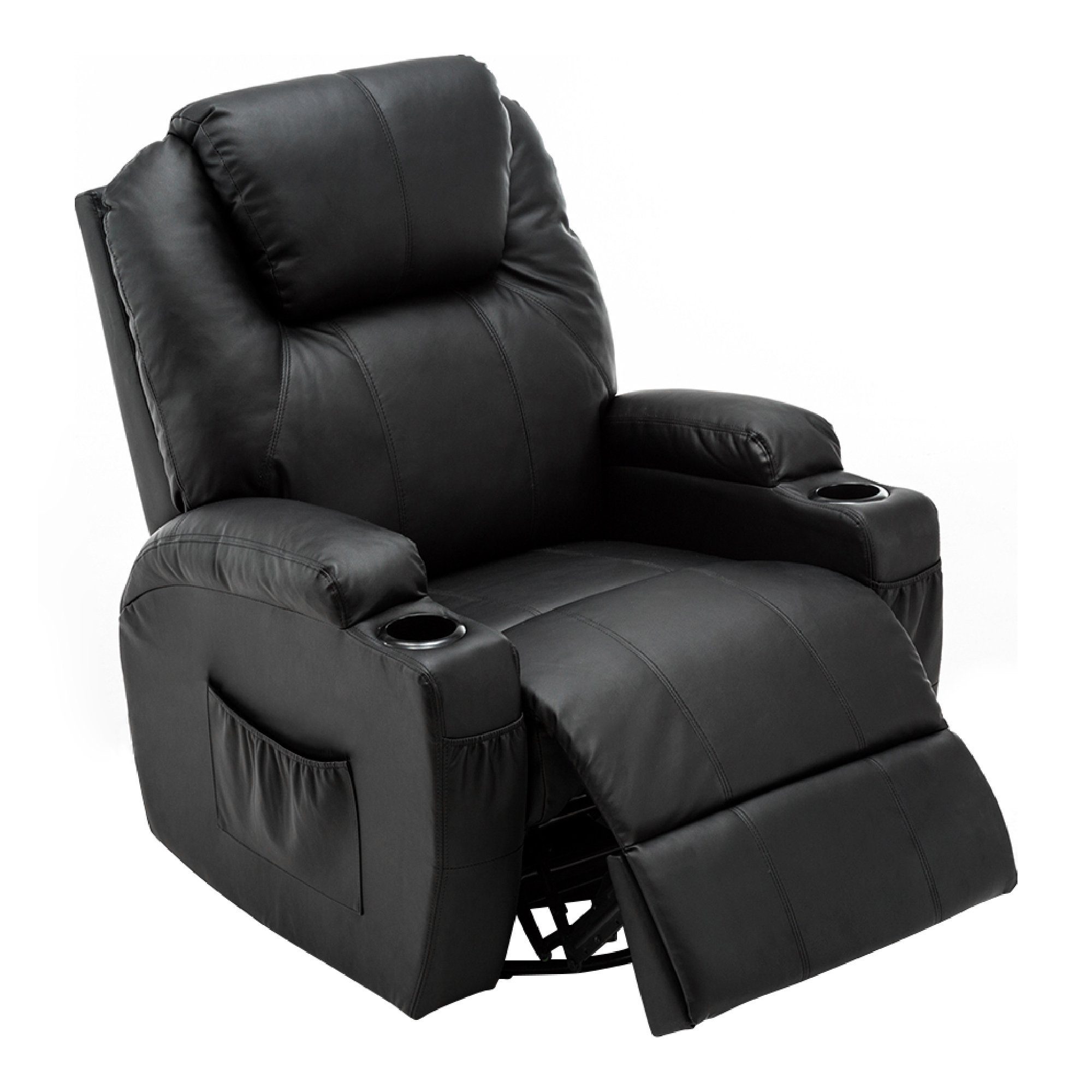 MCombo Relaxsessel MCombo manuell Massagesessel TV-Sessel Relaxsessel 7020, manuell, mit Heizung, 360° drehbar und schwenkbar, 100 × 92 × 109 cm