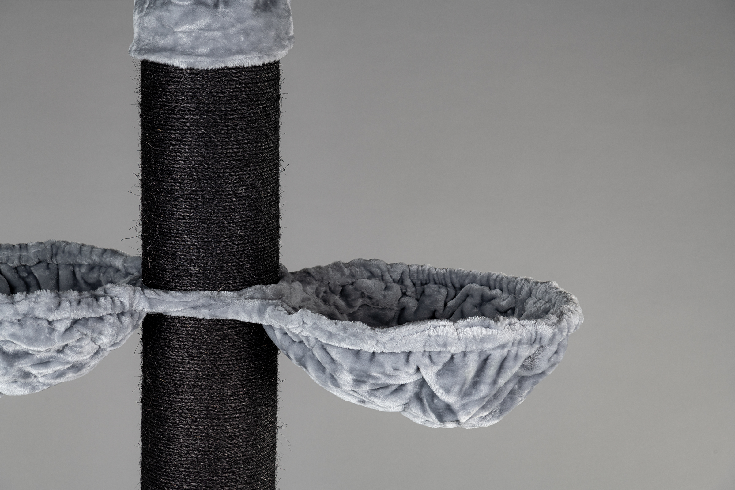 RHR Quality Kratzbäume RHR Quality Kratzbaum Maine Coon Tower grau/ schwarz