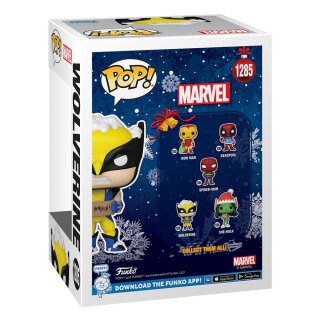 Marvel Holiday POP! Marvel Vinyl Figur - Wolverine w/ Sign