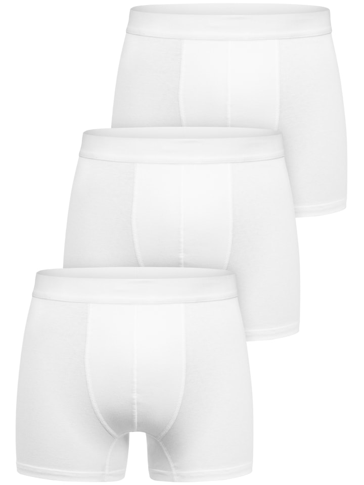 Amaci&Sons 3er Pack Boxershorts BEAU in Weiß/Weiß günstig kaufen