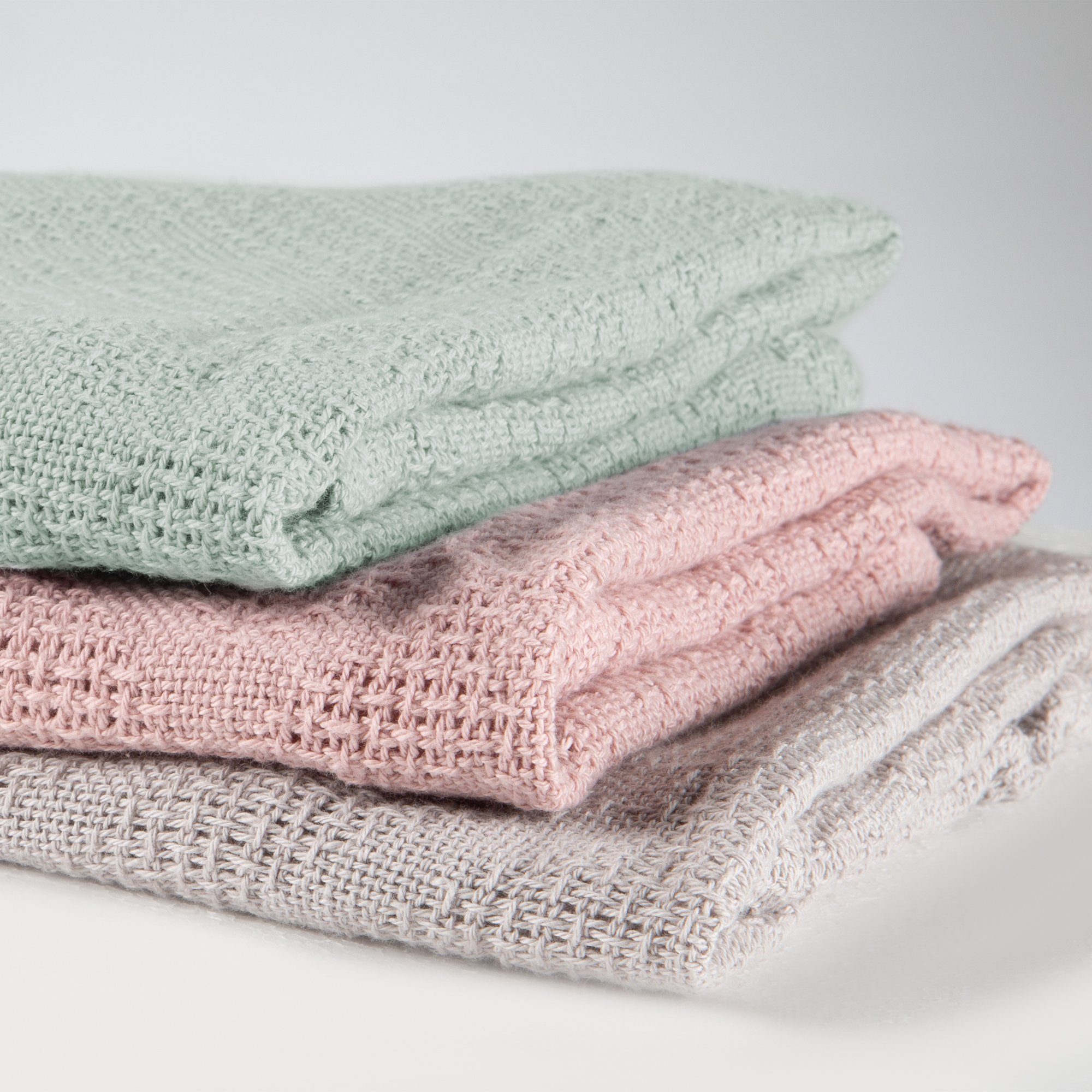 Babydecke Lil Planet, in verschiedenen Farben, roba®, Organic Decke in Strickoptik