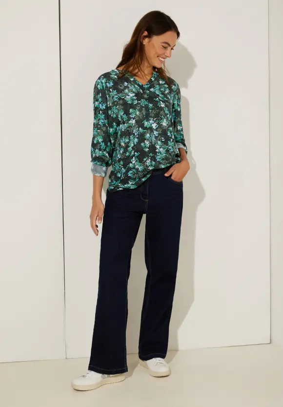 CECIL Viskose Blumenprint Bluse