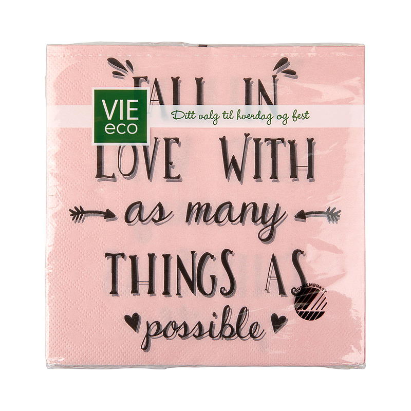 Vie Eco Servietter 20-pk 33x33 cm, Vår