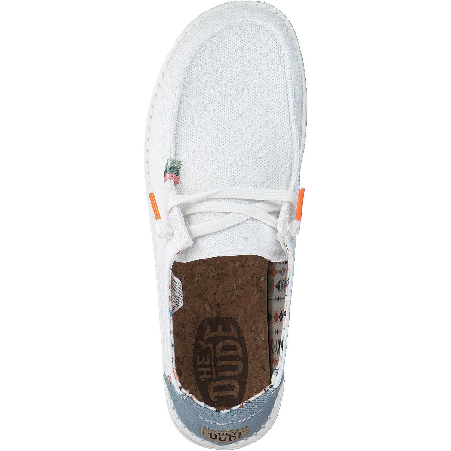 Hey Dude 40054, Schnürschuhe, Damen, white crochet