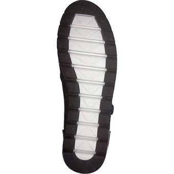 Jana comfort Schnürsneaker in schwarz