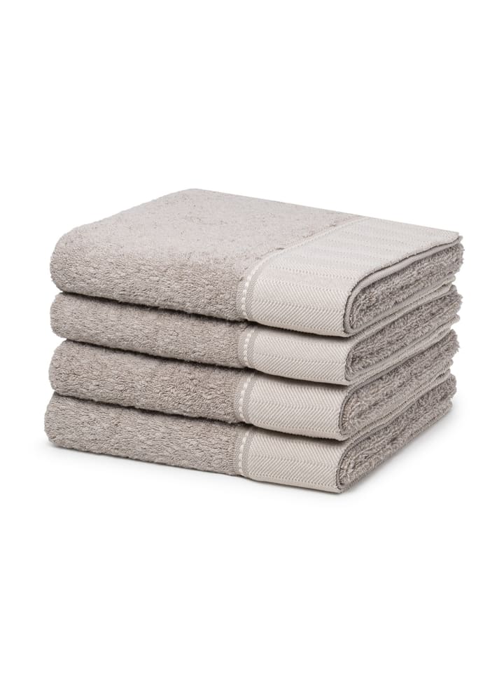 Möve 4 X Handtuch - im Set Brooklyn in Cashmere günstig kaufen 50 x 100 cm